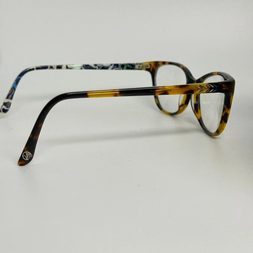 Vera Bradley Liliana Eyeglasses Katalina Blues KBS Tortoise Floral 54-16-135